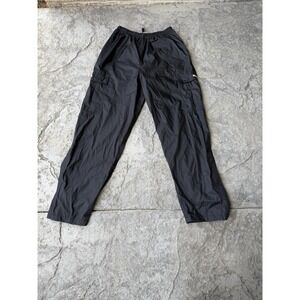 STEARNS Mens Size XL Black Cargo Pocket Mesh Lined‎ Nylon Fishing Pants Dry Wear